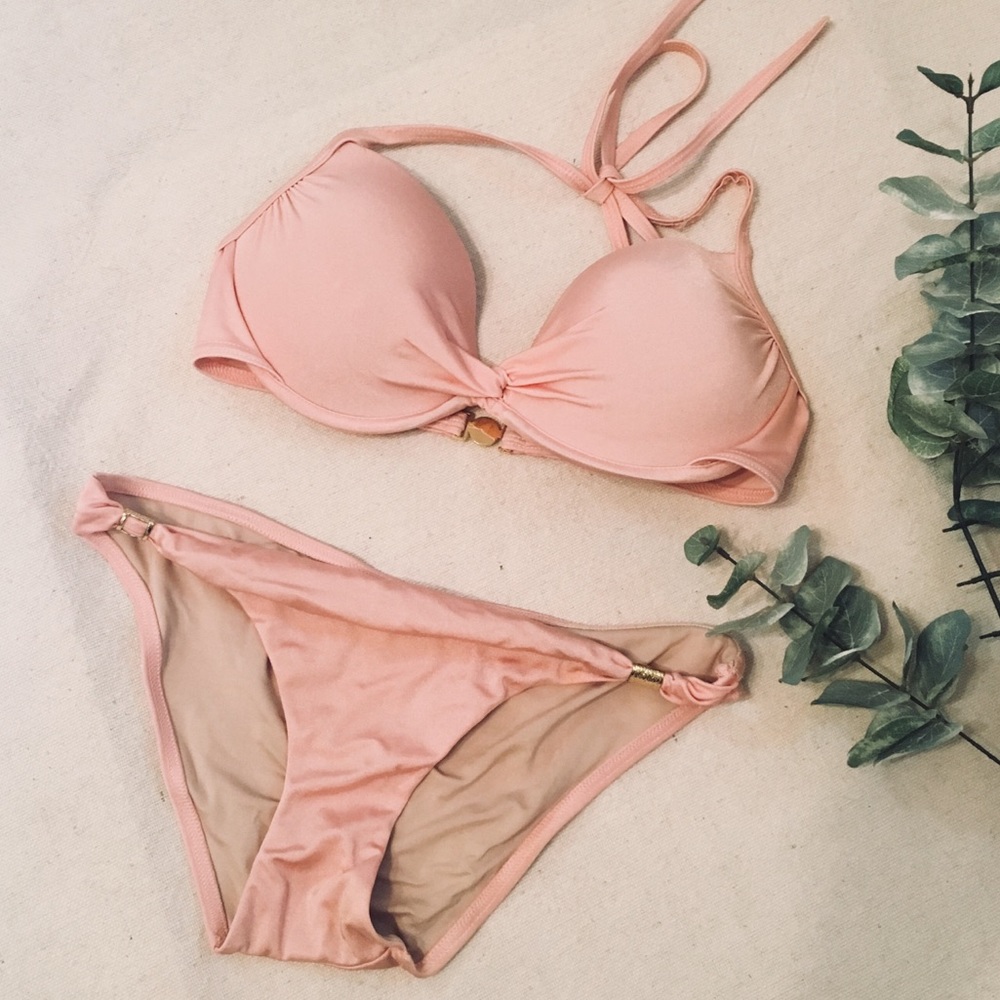 ‼️LAST CHANCE‼️ 🌿 VS pink bikini set